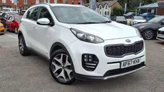 White Used 2017 Kia Sportage GT-Line SUV | £12,340 (Fair price)