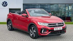 Kings red metallic black Used 2022 VW T-Roc Cabriolet R-line Cabriolet | £24,772 (Fair price)