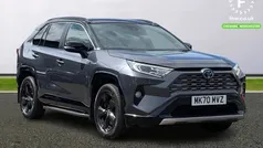 Grey/black Used 2020 Toyota RAV4 Hybrid SUV | £25,299 (Fair price)