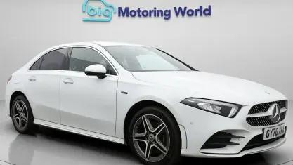 Usado Mercedes A250 AMG line 259 CV (190 kW) 2021 Blanco Berlina