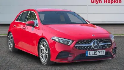 Used Mercedes A220 AMG Line Premium 190 HP (139 kW) 2019 Red Hatchback