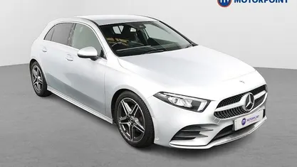 Used Mercedes A200 AMG line 163 HP (119 kW) 2020 Silver Hatchback