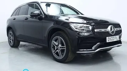 Used Mercedes GLC300e AMG line 320 HP (235 kW) 2022 Black Estate