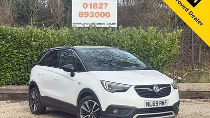 Used Vauxhall Crossland X Elite 83 HP (61 kW) 2019 White SUV