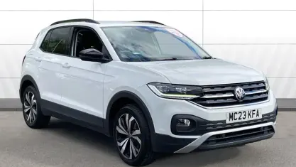 Used VW T-Cross Black Edition 110 HP (80 kW) 2023 White SUV