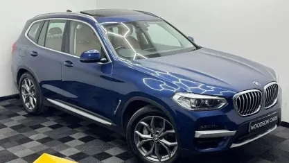 Used BMW X3 Sport Line 292 HP (214 kW) 2021 Blue SUV