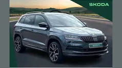 Quartz grey metallic Used 2022 Skoda Karoq SportLine SUV | £24,900 (Fair price)
