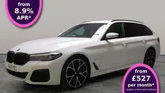 White Used 2022 BMW 520 M Sport Estate | £32,551 (A bit pricey)