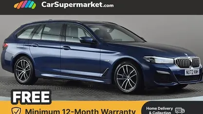 Used BMW 530e M Sport 292 HP (214 kW) 2022 Blue Estate