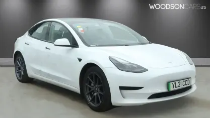 Used Tesla Model 3 Standard Range 208 kW (283 HP) 2021 White Sedan