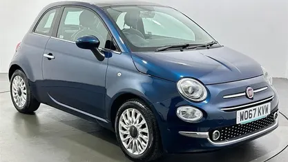 Used Fiat 500 Lounge 69 HP (50 kW) 2018 Blue Hatchback