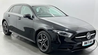 Used Mercedes A250 AMG Line Premium Plus 218 HP (160 kW) 2021 Black Hatchback