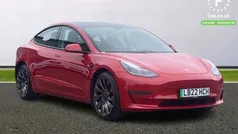 Red Used 2022 Tesla Model 3 Performance Sedan | £27,799 (Fair price)