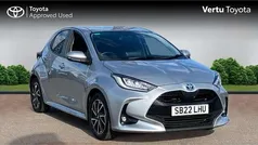 Silver Used 2022 Toyota Yaris Hybrid Design Hatchback | £16,395 (Fair price)