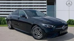 Black Used 2024 Mercedes C200 AMG line Sedan | £31,171 (Fair price)