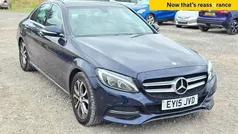 Blue Used 2015 Mercedes C220 Premium Sedan | £8,388 (Fair price)