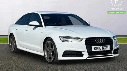 Used Audi A6 Black Edition 219 HP (161 kW) 2016 White Sedan