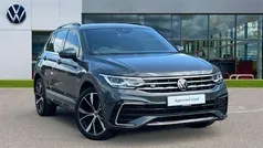 Dolphin grey metallic Used 2022 VW Tiguan R-line SUV | £28,638 (Fair price)