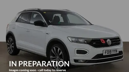 Used VW T-Roc R-line 150 HP (110 kW) 2019 White SUV