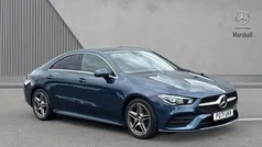 Blue Used 2021 Mercedes CLA200 AMG line Sedan | £23,572 (Fair price)