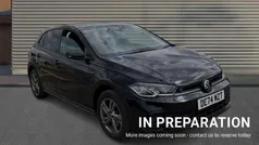 Deep black pearlescent Used 2024 VW Polo R-line Hatchback | £21,746 (Fair price)