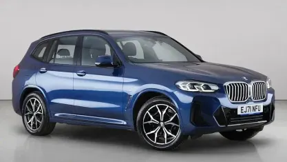 Used BMW X3 M Sport 184 HP (135 kW) 2021 Blue SUV