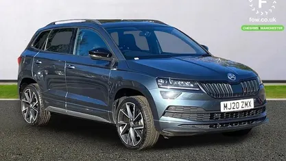 Used Skoda Karoq SportLine 150 HP (110 kW) 2020 Grey SUV