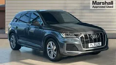 Grey Used 2021 Audi Q7 S-Line SUV | £40,072 (Fair price)