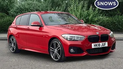 Used BMW 118 Efficient Dynamics 136 HP (100 kW) 2018 Red Hatchback