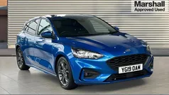 Blue Used 2019 Ford Focus ST-Line Hatchback | £11,780 (Fair price)