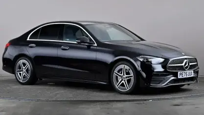 Used Mercedes C200 AMG line 204 HP (150 kW) 2025 Black Sedan