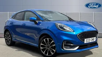 Used Ford Puma ST-Line 125 HP (91 kW) 2021 Blue SUV