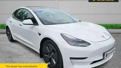 Used Tesla Model 3 Long Range AWD 366 kW (498 HP) 2021 White Sedan