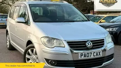 Used VW Touran R-line 150 HP (110 kW) 2018 Silver MPV