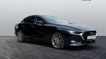 Used Mazda 3 Exclusive-Line 186 HP (136 kW) 2025 Blue Sedan