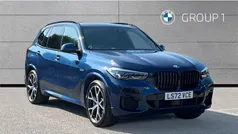 Blue Used 2022 BMW X5 M Sport SUV | £47,895 (Fair price)