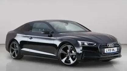 Used Audi A5 Black Edition 150 HP (110 kW) 2019 Black Coupe