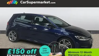 Used VW Golf VII R-line 150 HP (110 kW) 2019 Blue Hatchback