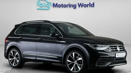Used VW Tiguan R-line 150 HP (110 kW) 2022 Black SUV