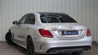 Usado Mercedes C250 AMG Line Premium Plus 204 HP (150 kW) 2016 Prateado Sedan