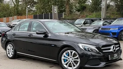 Used Mercedes C350e 292 HP (214 kW) 2016 Black Sedan