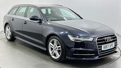 Usado Audi A6 S-Line 190 HP (139 kW) 2017 Azul Carrinha