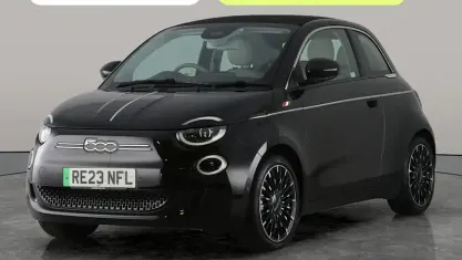 Used Fiat 500e La Prima 86 kW (118 HP) 2023 Black Cabriolet