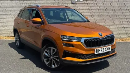 Used Skoda Karoq SE L 150 HP (110 kW) 2023 Orange SUV