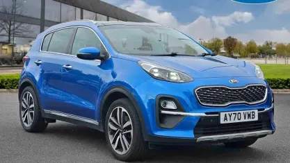 Used Kia Sportage 136 HP (100 kW) 2020 Blue SUV