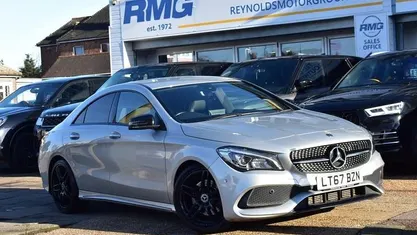 Silver Used 2017 Mercedes CLA220 AMG line Sedan | £12,990 (Fair price)
