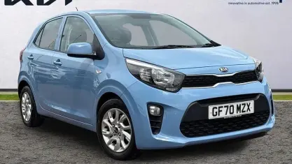 Used Kia Picanto 67 HP (49 kW) 2020 Blue Hatchback