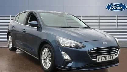 Used Ford Focus Titanium 120 HP (88 kW) 2021 Blue Hatchback