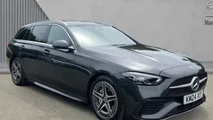 Metallic paintwork graphite grey Used 2024 Mercedes C220 AMG line Estate | £33,647 (Fair price)