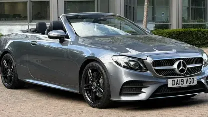 Used Mercedes E220 AMG line 194 HP (142 kW) 2019 Grey Cabriolet